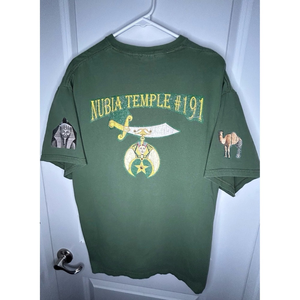 Vintage Y2k "Nubia Temple"‎ Egyptian Monuments T-Shirt